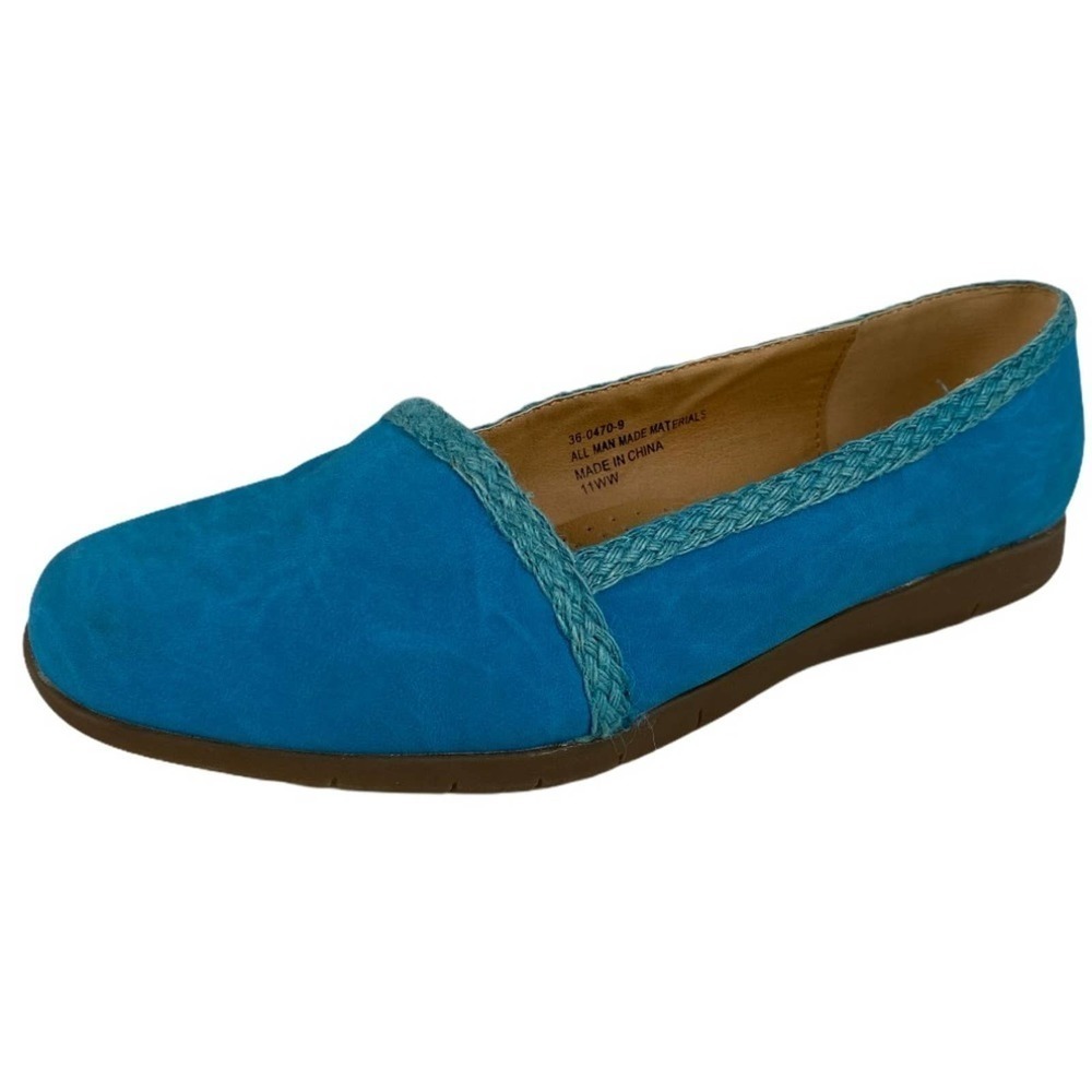 Comfortview Blue Slip-on Shoes